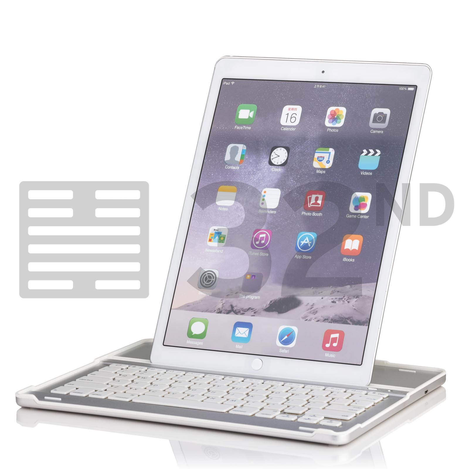 New Ultra Slim Bluetooth Wireless Keyboard Case for Apple iPad Pro 12.9