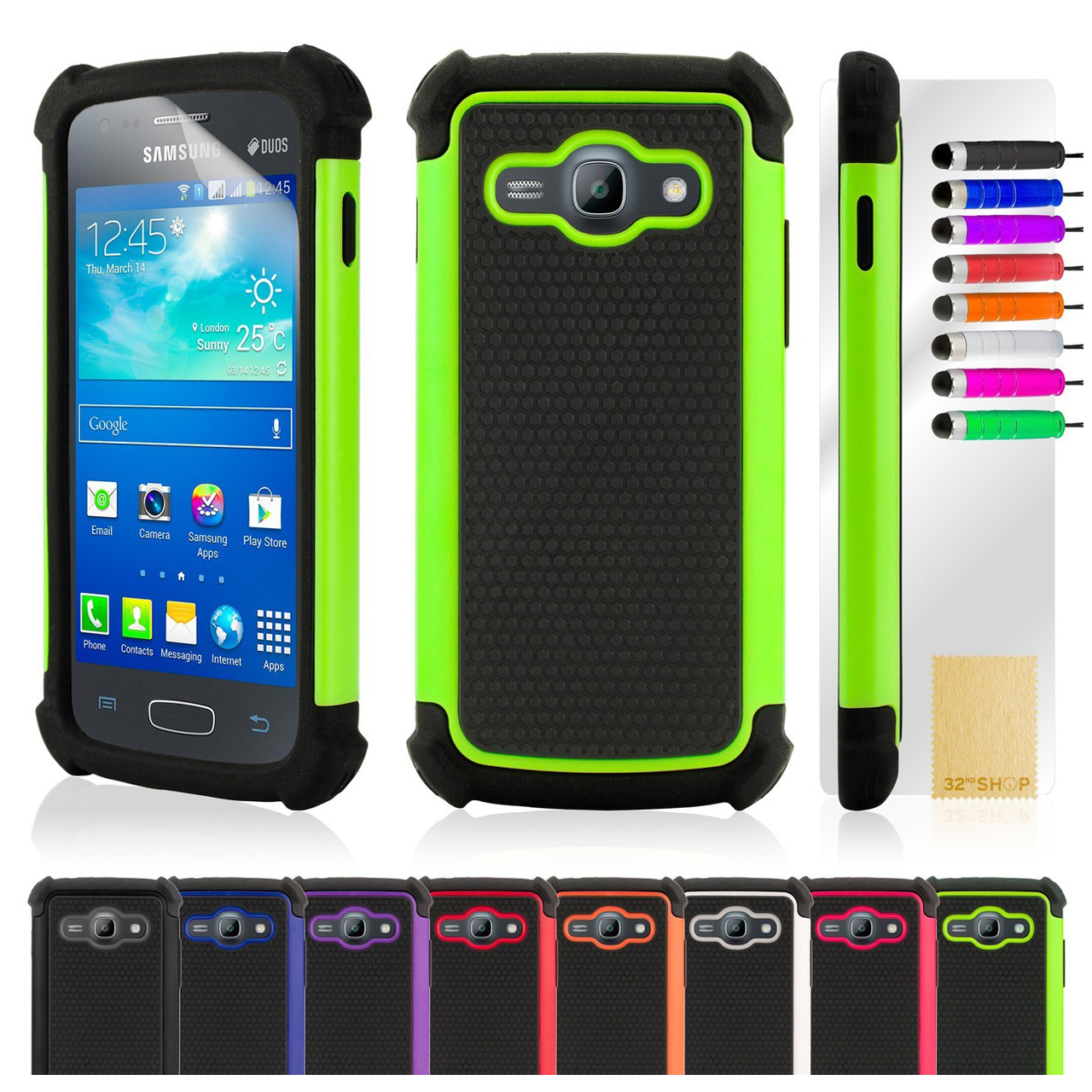 new shock proof case cover fits samsung galaxy ace 3 s7270 new shock proof case cover fits samsung galaxy ace 3 s7270