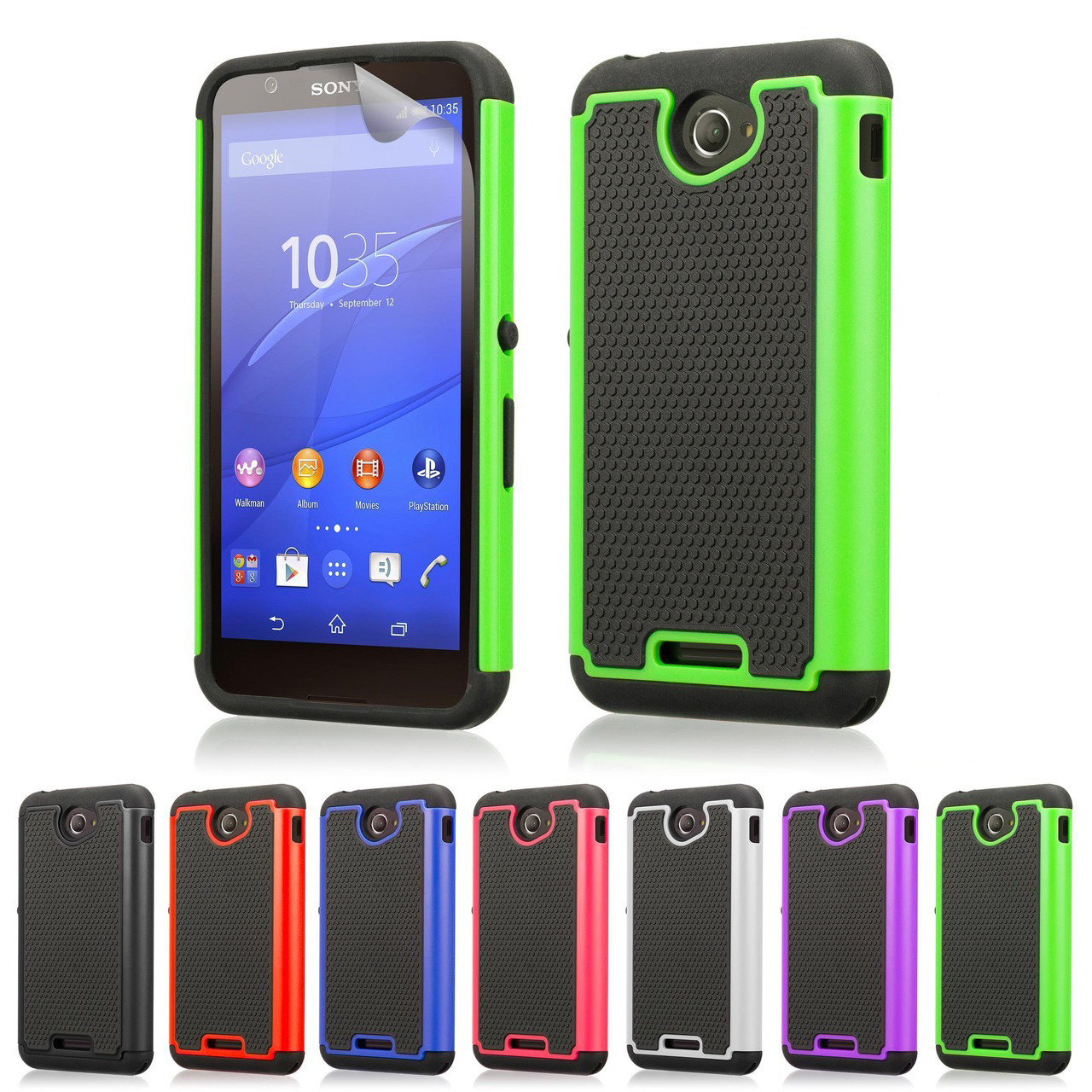 dual layer shockproof cover for sony xperia e4 dual layer shockproof cover for sony xperia e4