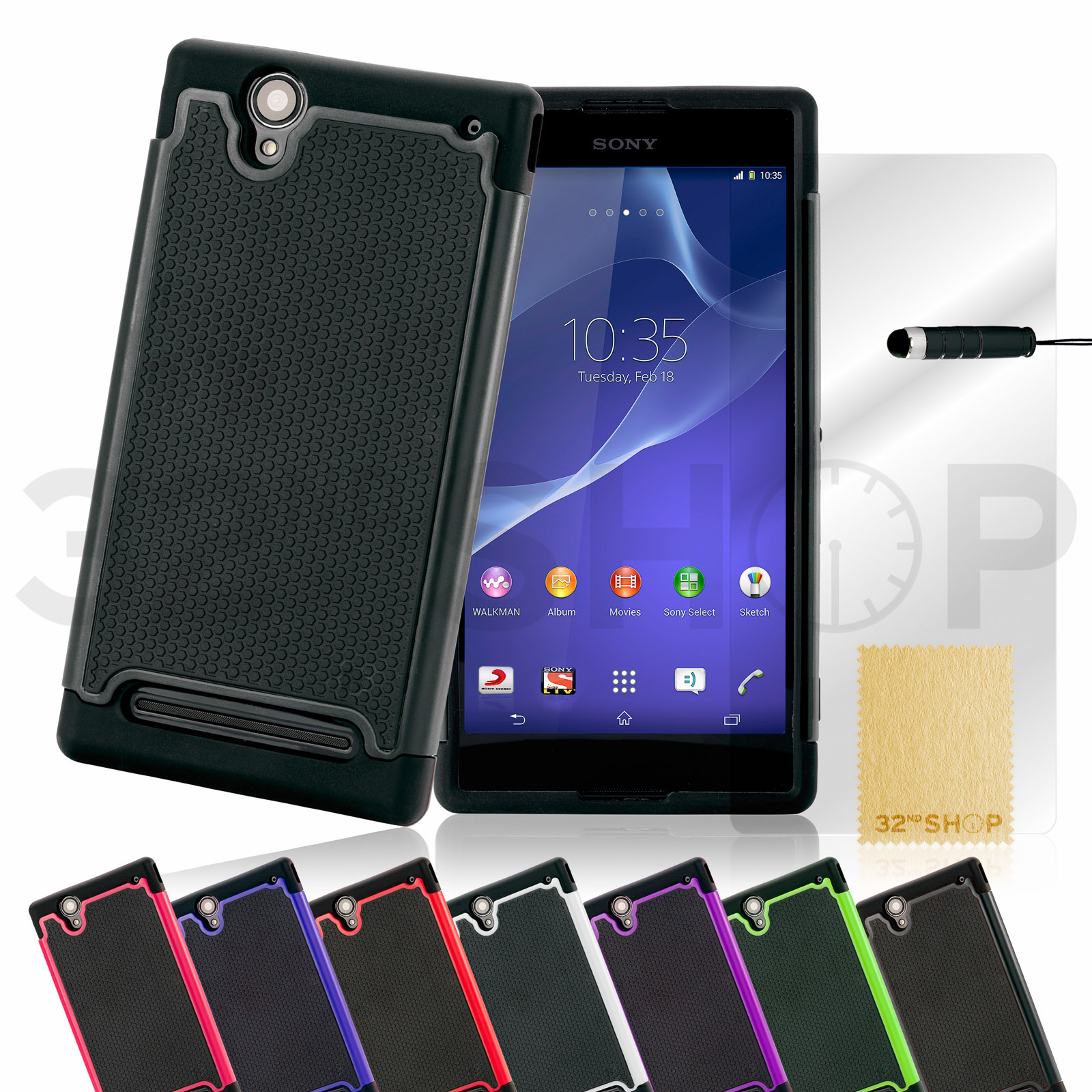 details about sony xperia t2 ultra case shock pr